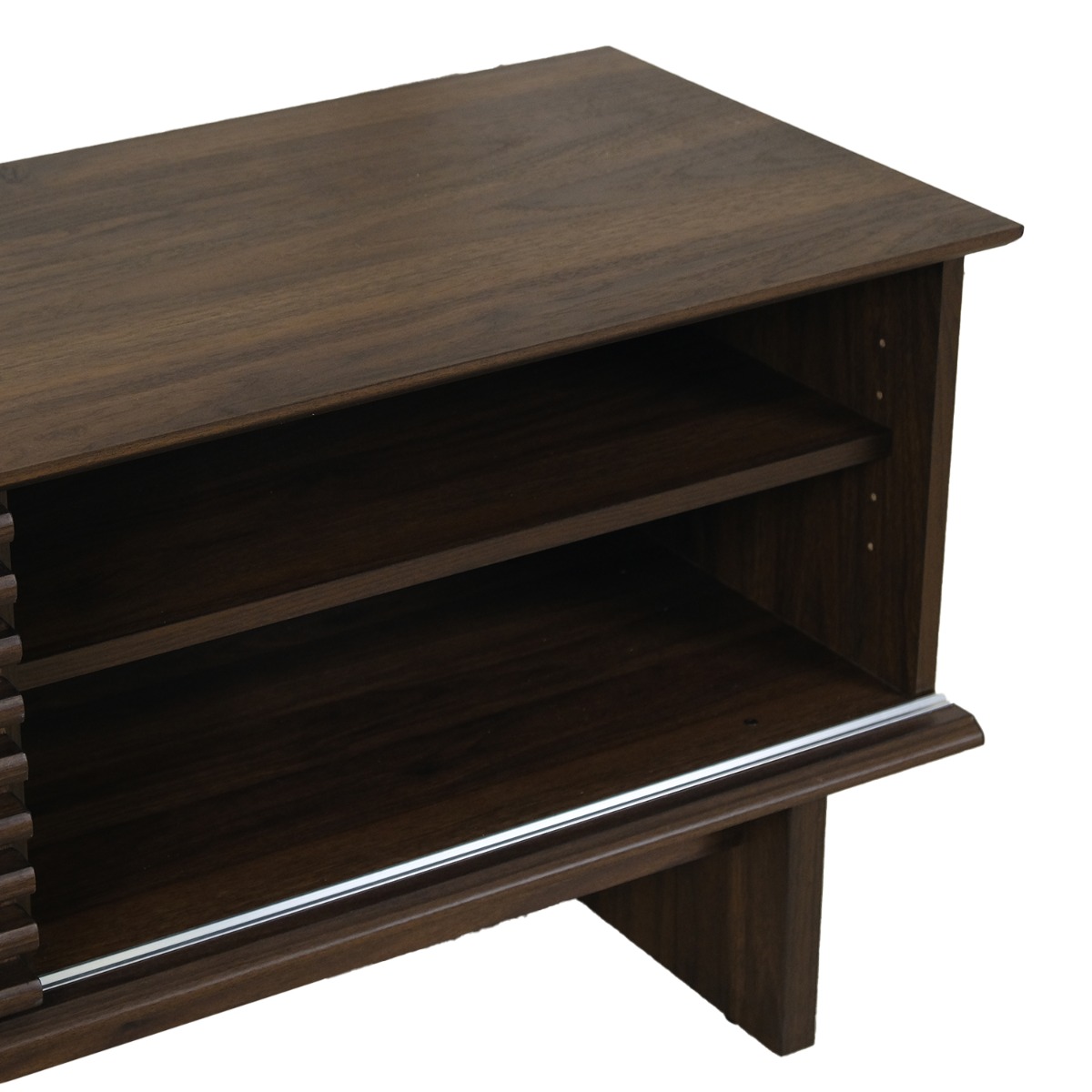 Linear Dark Brown TV Cabinet