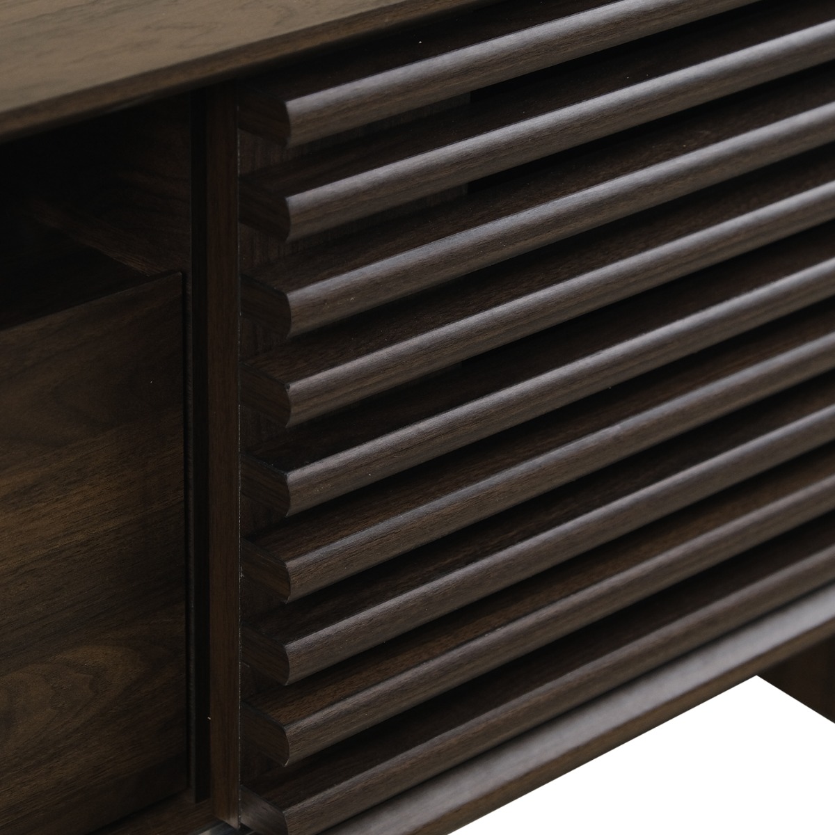 Linear Dark Brown TV Cabinet