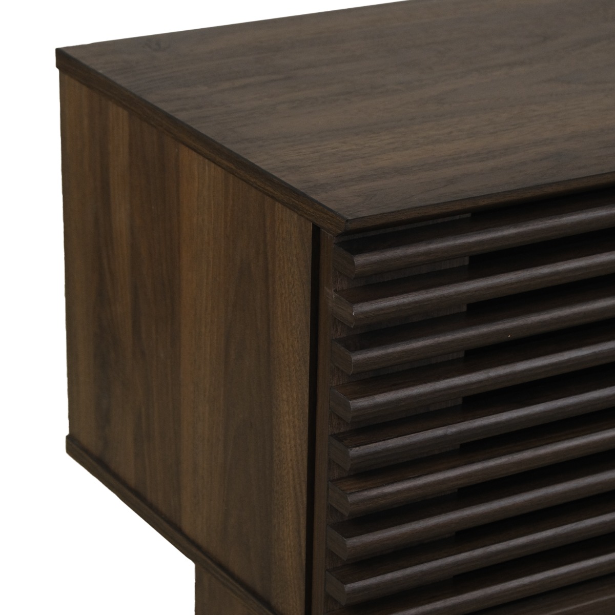 Linear Dark Brown TV Cabinet
