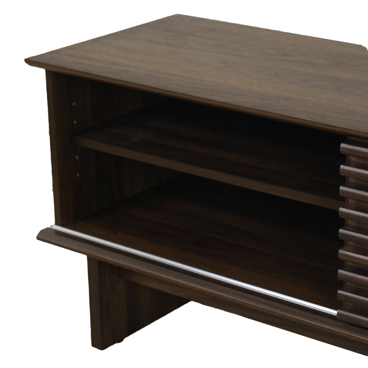 Linear Dark Brown TV Cabinet