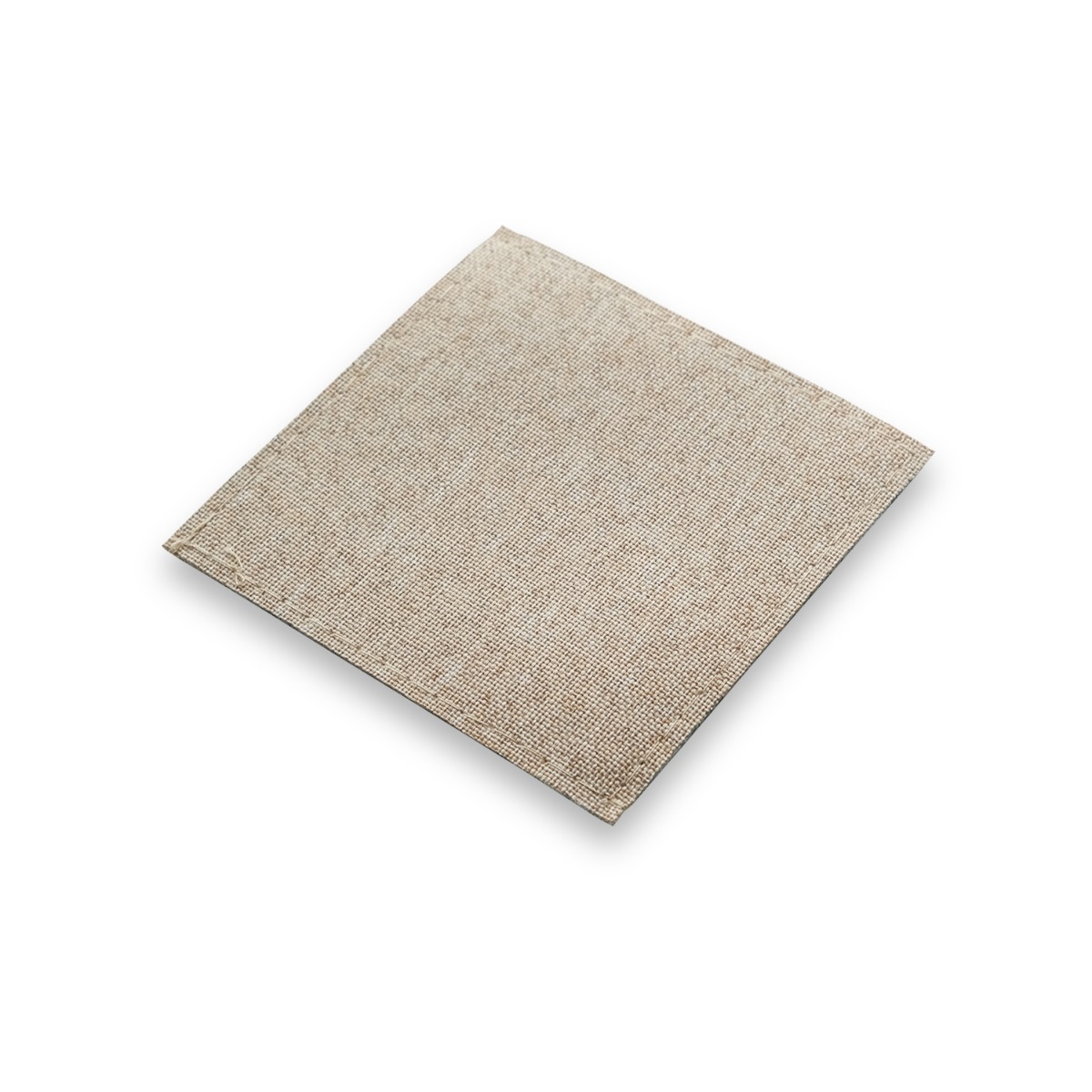 Linen Printed Grey Palm Coaster (Set of 4)