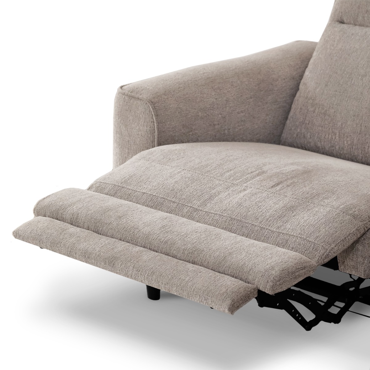 Linus Stone Grey Left Sectional Power Reclining Sofa