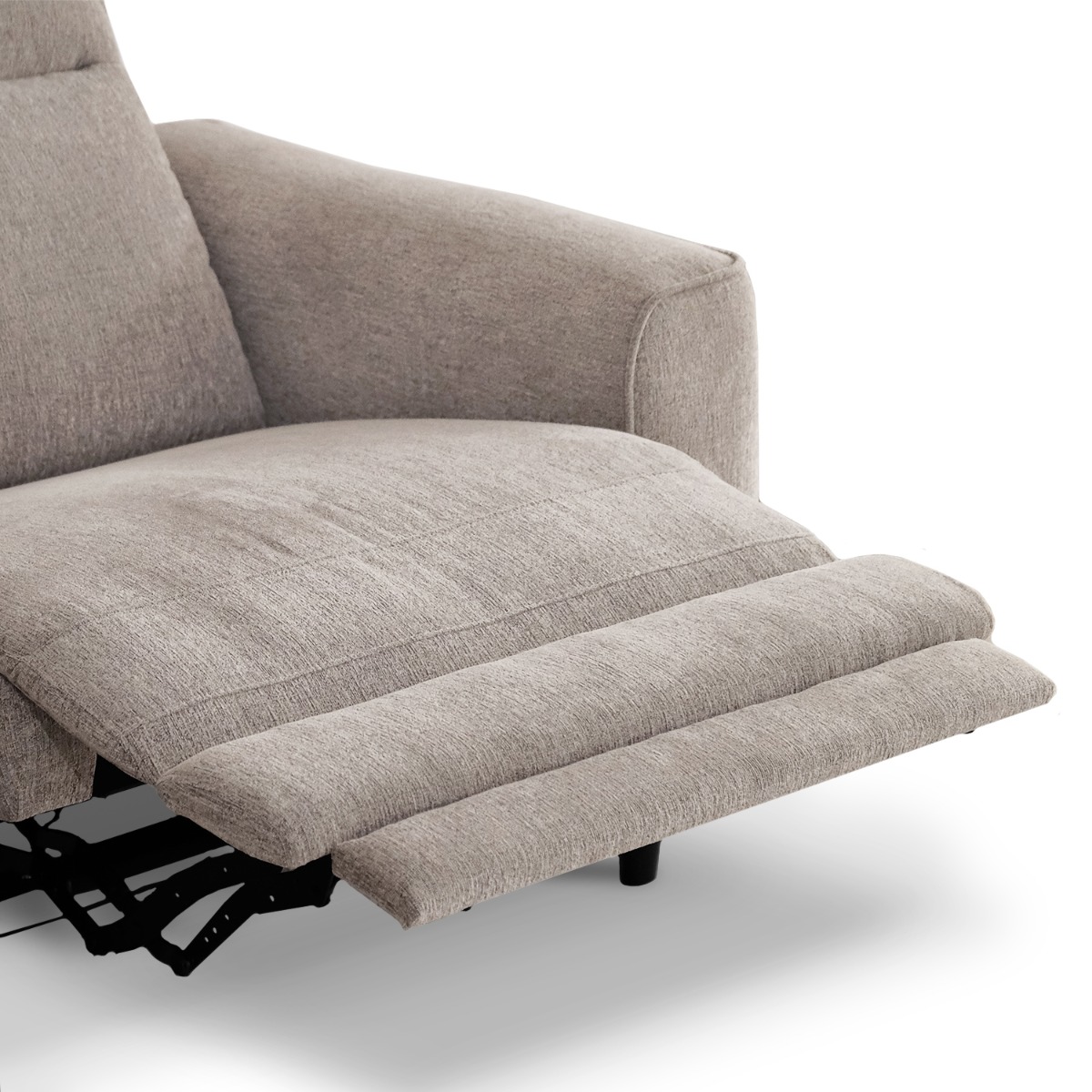 Linus Stone Grey Right Sectional Power Reclining Sofa