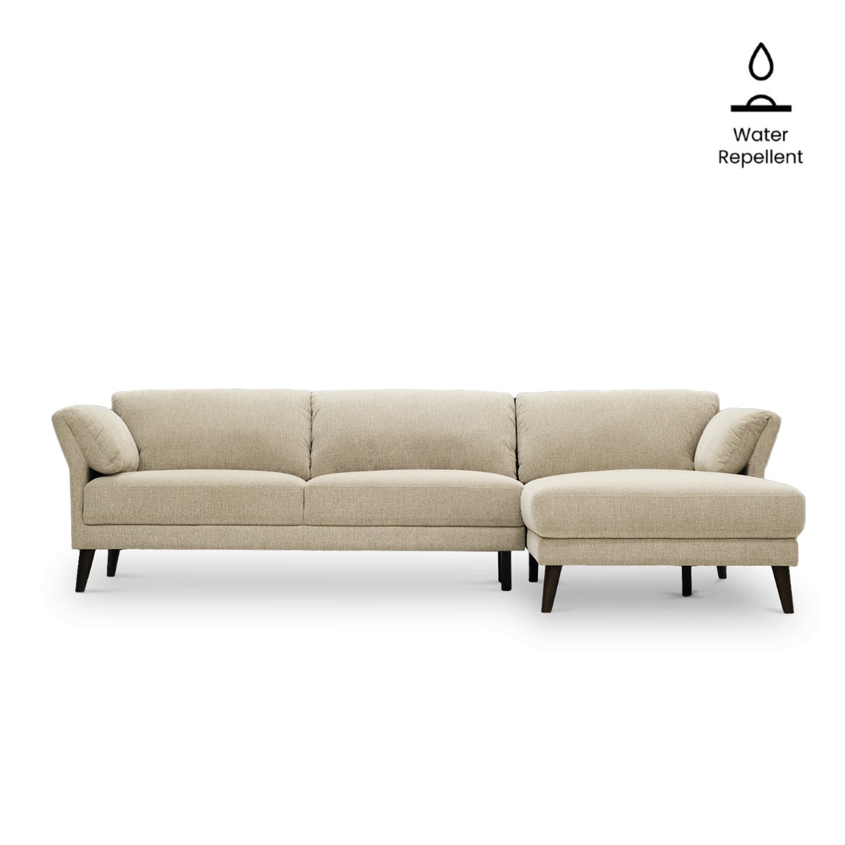 Lissette Sand Brown Left Sectional Sofa