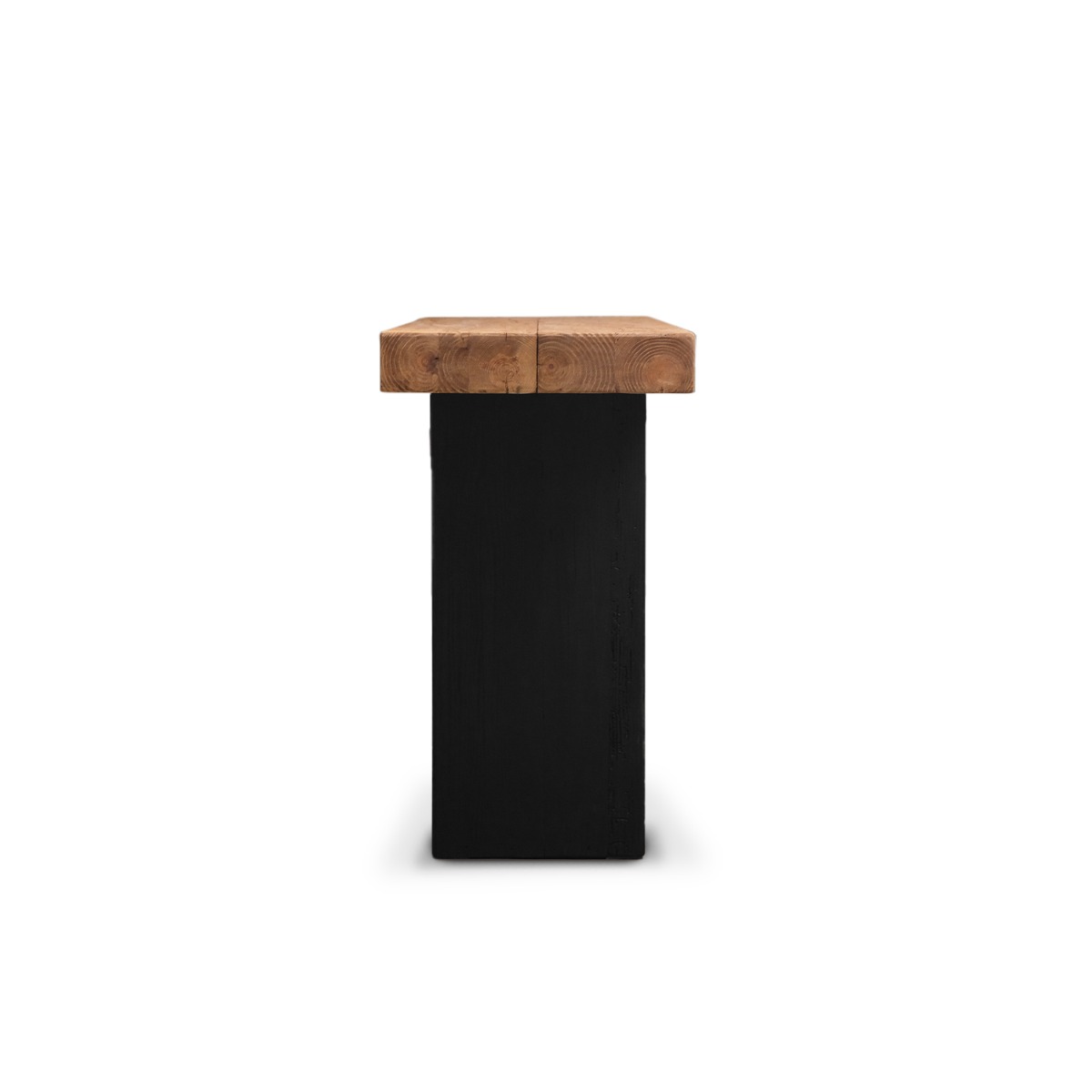 Chunk 2-Tone Reclaimed Wood Console Table