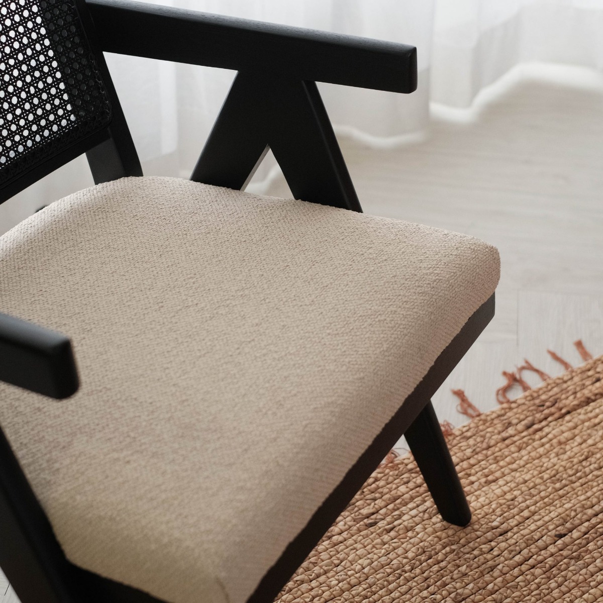 Lombok Espresso Wicker Lounge Chair