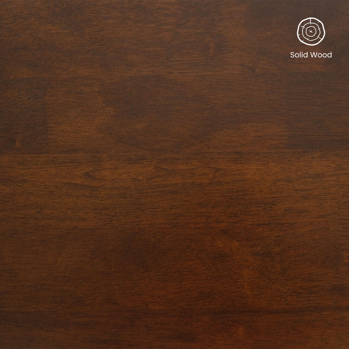 Madeline Cedar Brown Faux Live Edge Dining Table 210cm