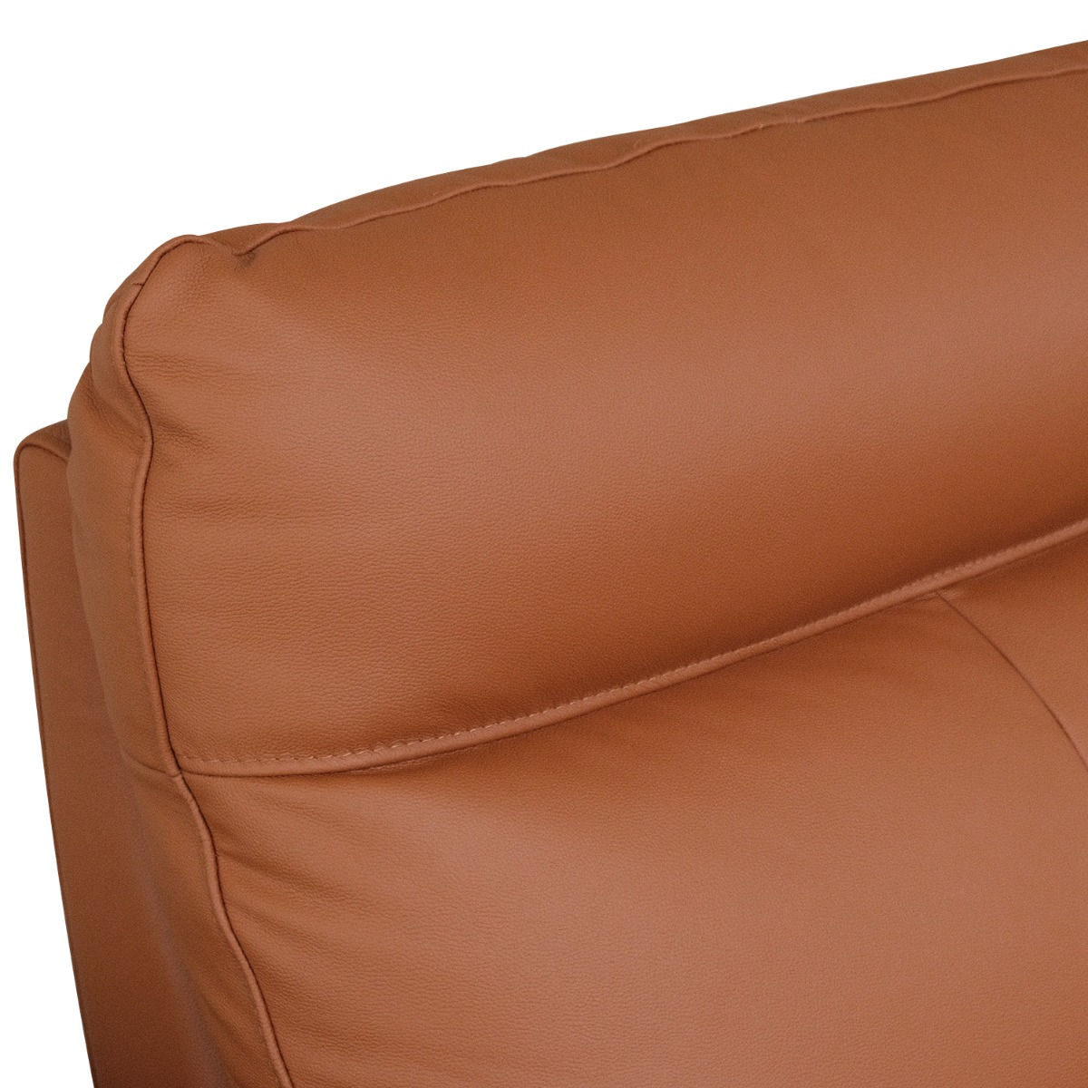 Maila Leather Left Sectional Sofa With Adjustable Back