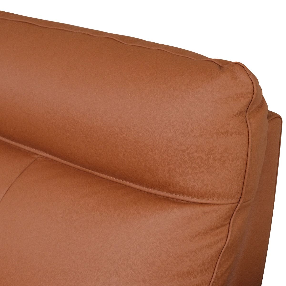 Maila Leather Right Sectional Sofa With Adjustable Back