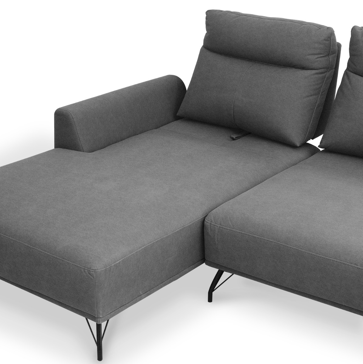Maila Right Sectional Sofa With Adjustable Back