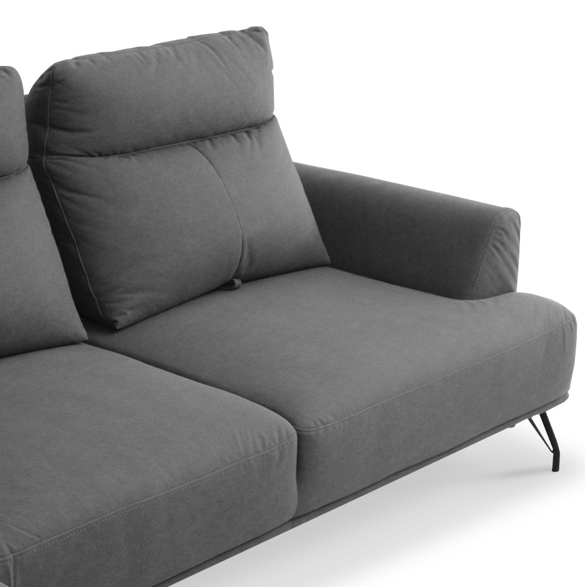 Maila Right Sectional Sofa With Adjustable Back