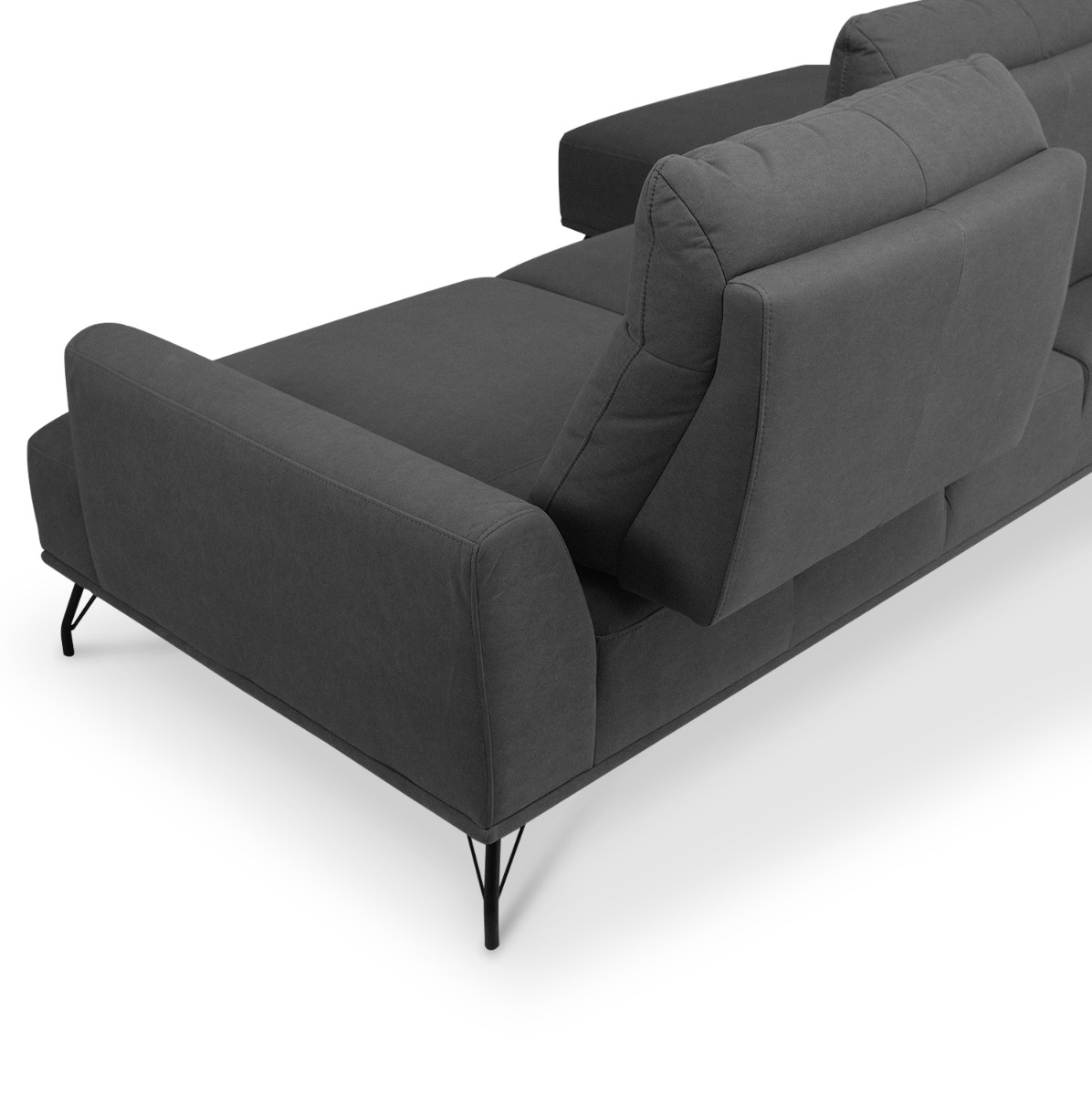 Maila Right Sectional Sofa With Adjustable Back