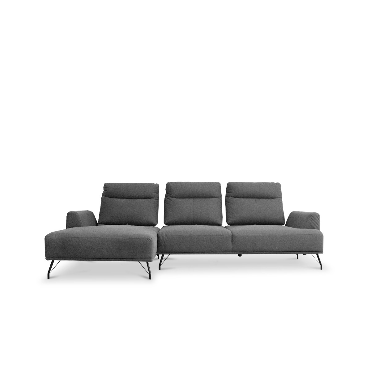 Maila Right Sectional Sofa With Adjustable Back