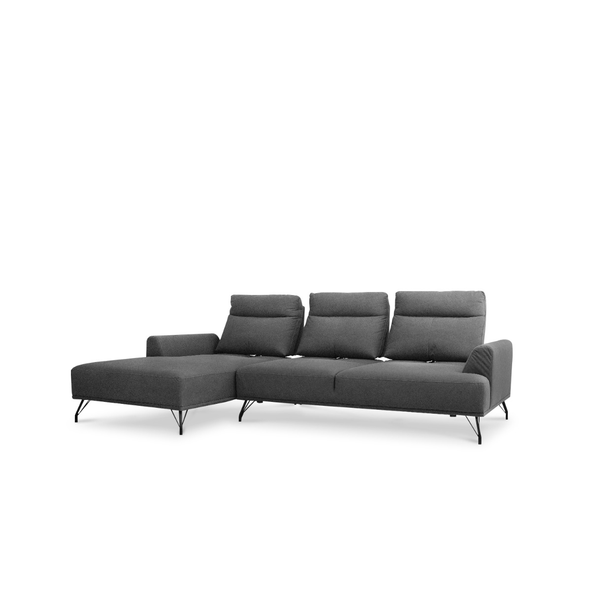 Maila Right Sectional Sofa With Adjustable Back