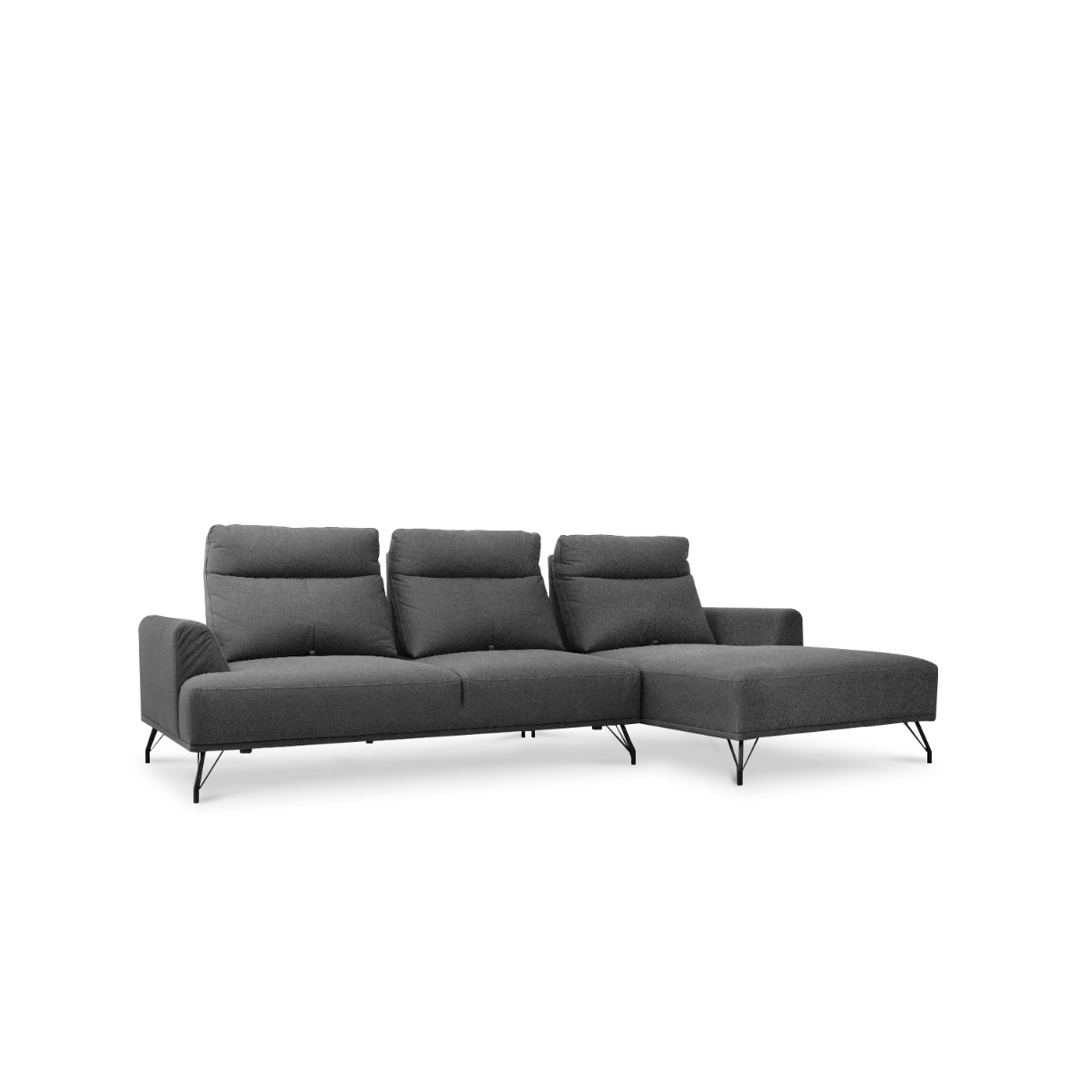 Maila Left Sectional Sofa With Adjustable Back