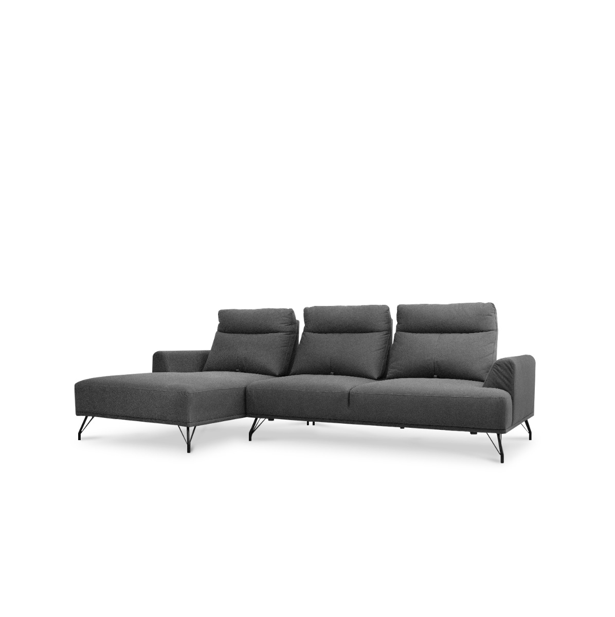 Maila Right Sectional Sofa With Adjustable Back