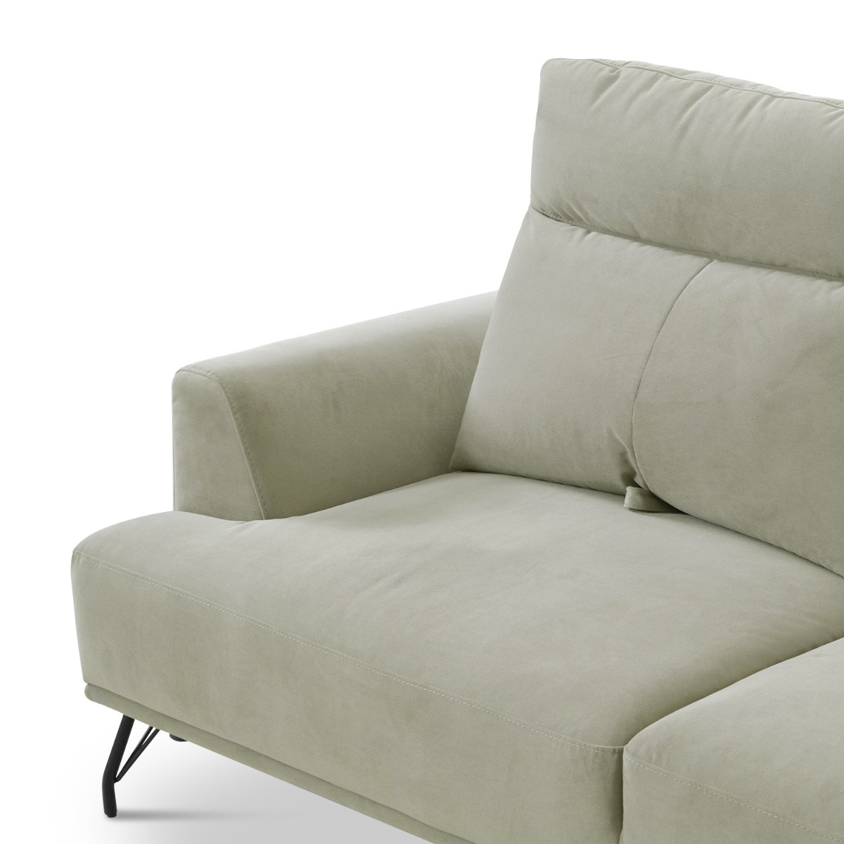 Maila 4 Seater Left Chaise Sofa With Adjustable Back