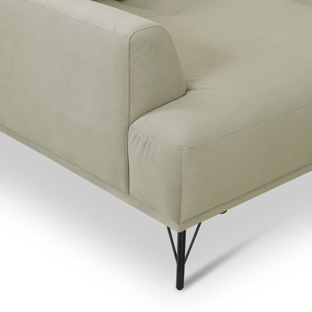 Maila Wide Corner Sofa With Adjustable Back