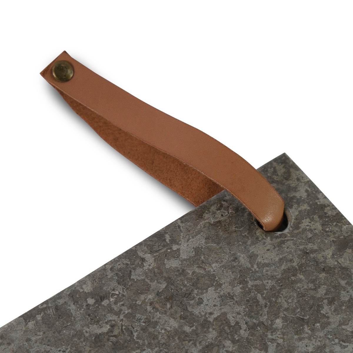 Marloe Grey Ash Marble Square Serving Board