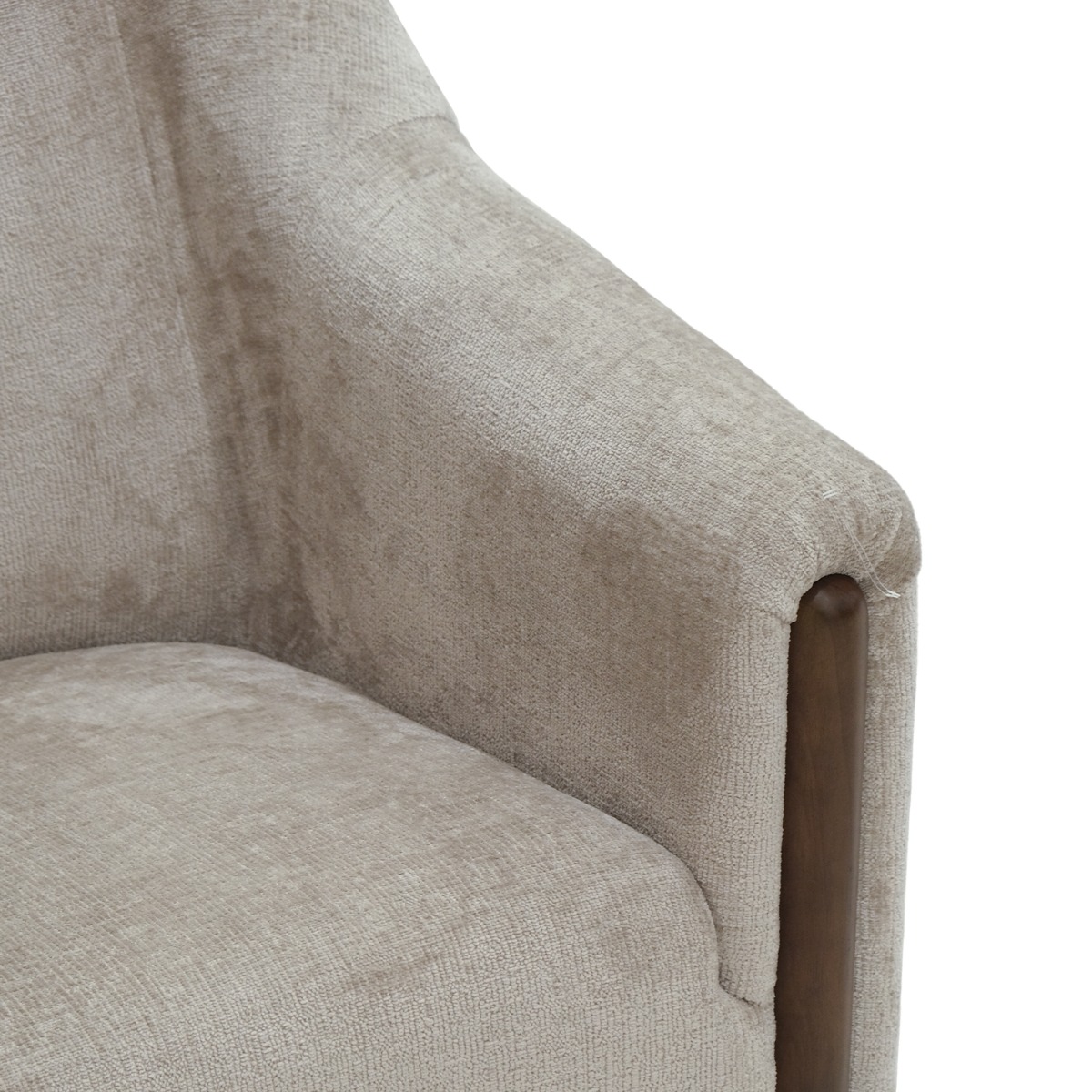 Martha Sand Brown 1 Seater Sofa