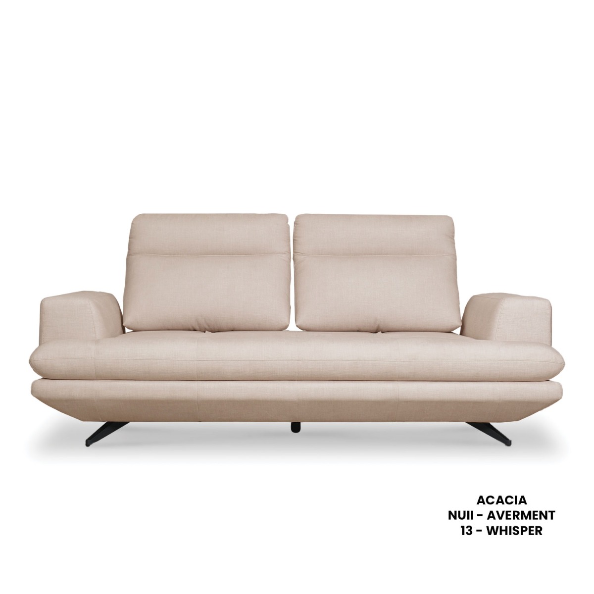 Mason 3 Seater Sofa With Adjustable Back