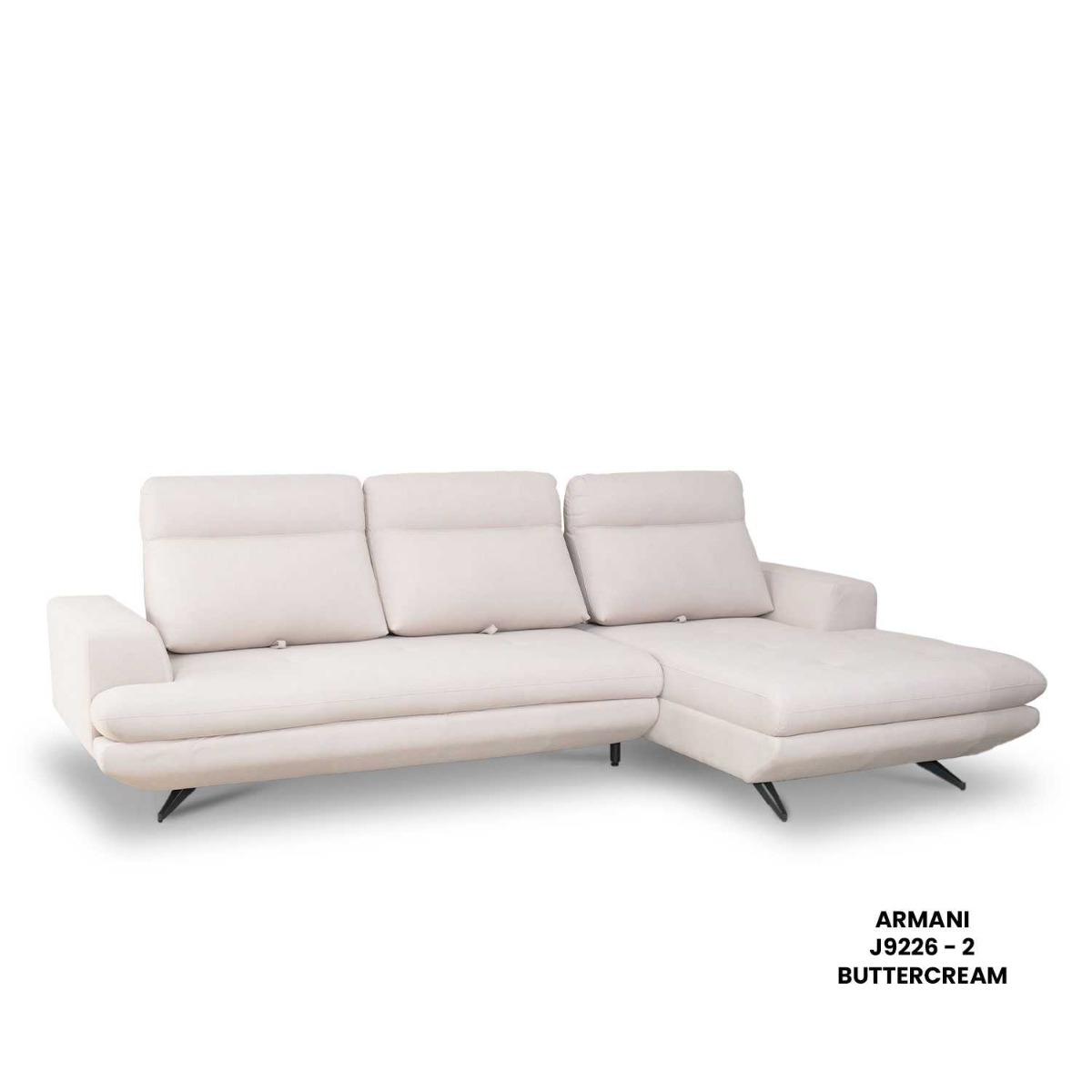 Mason Left Sectional Sofa With Adjustable Back