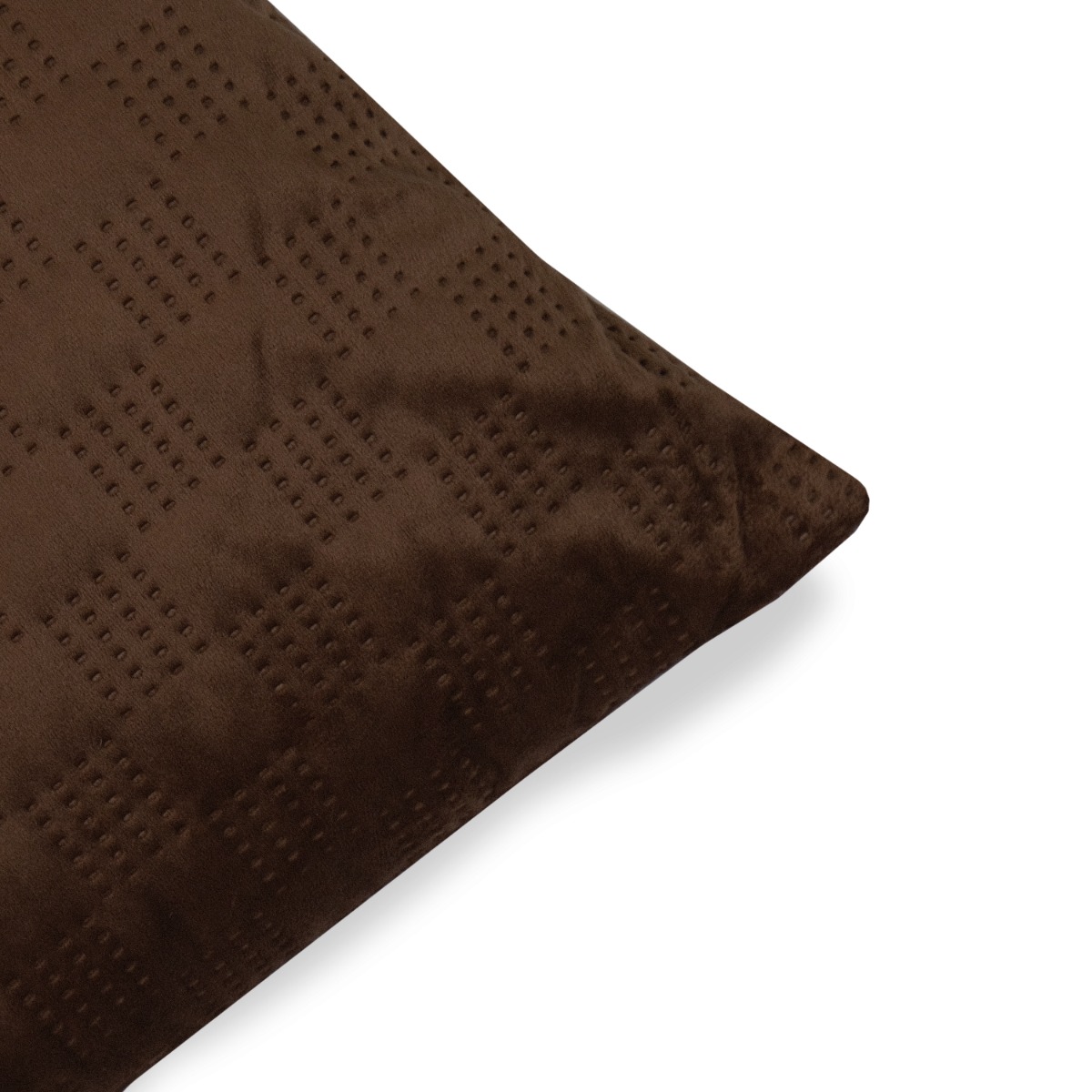 Merv Brown Velvet Cushion 45x45