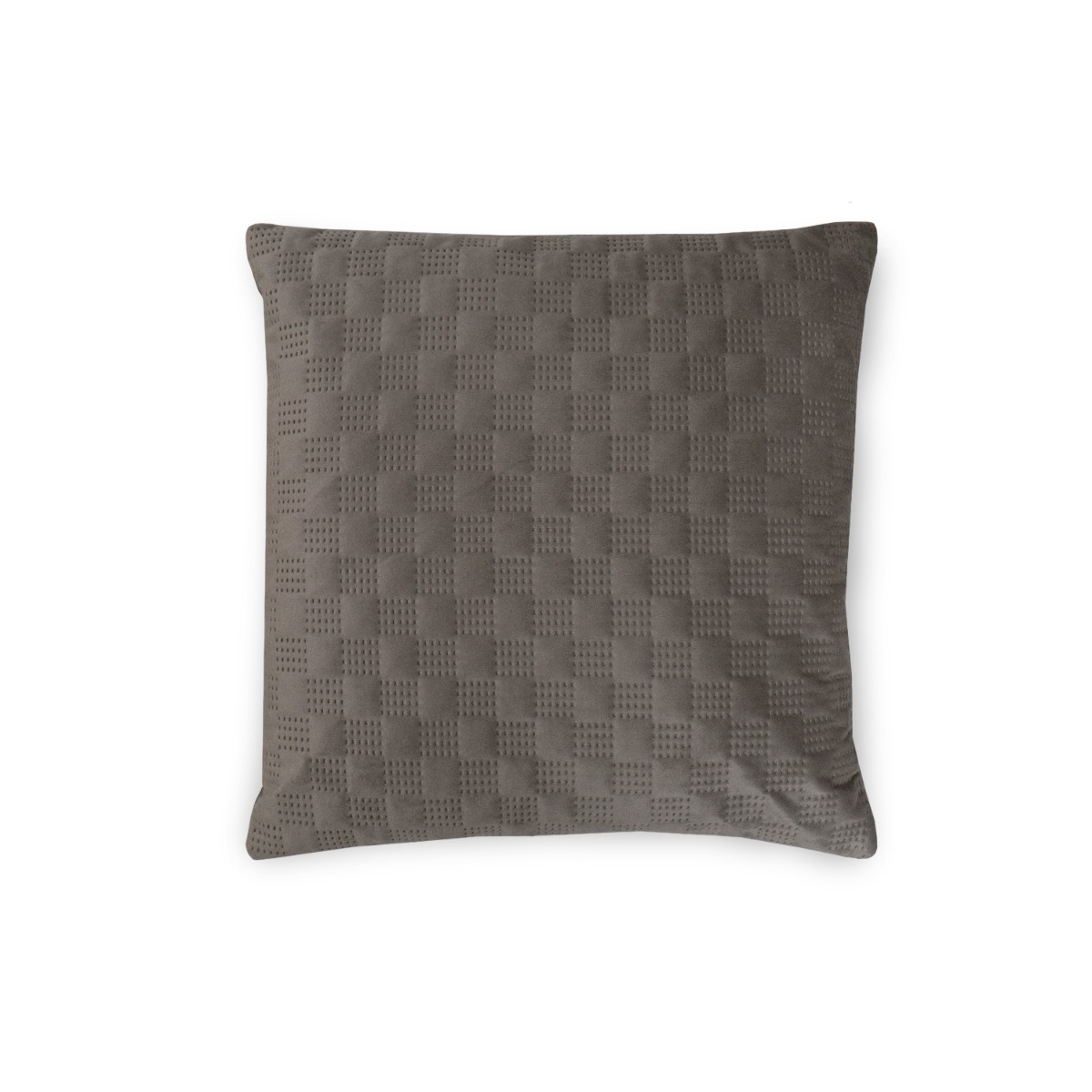 Merv Grey Velvet Cushion 45x45