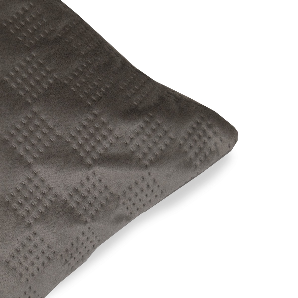 Merv Grey Velvet Cushion 45x45