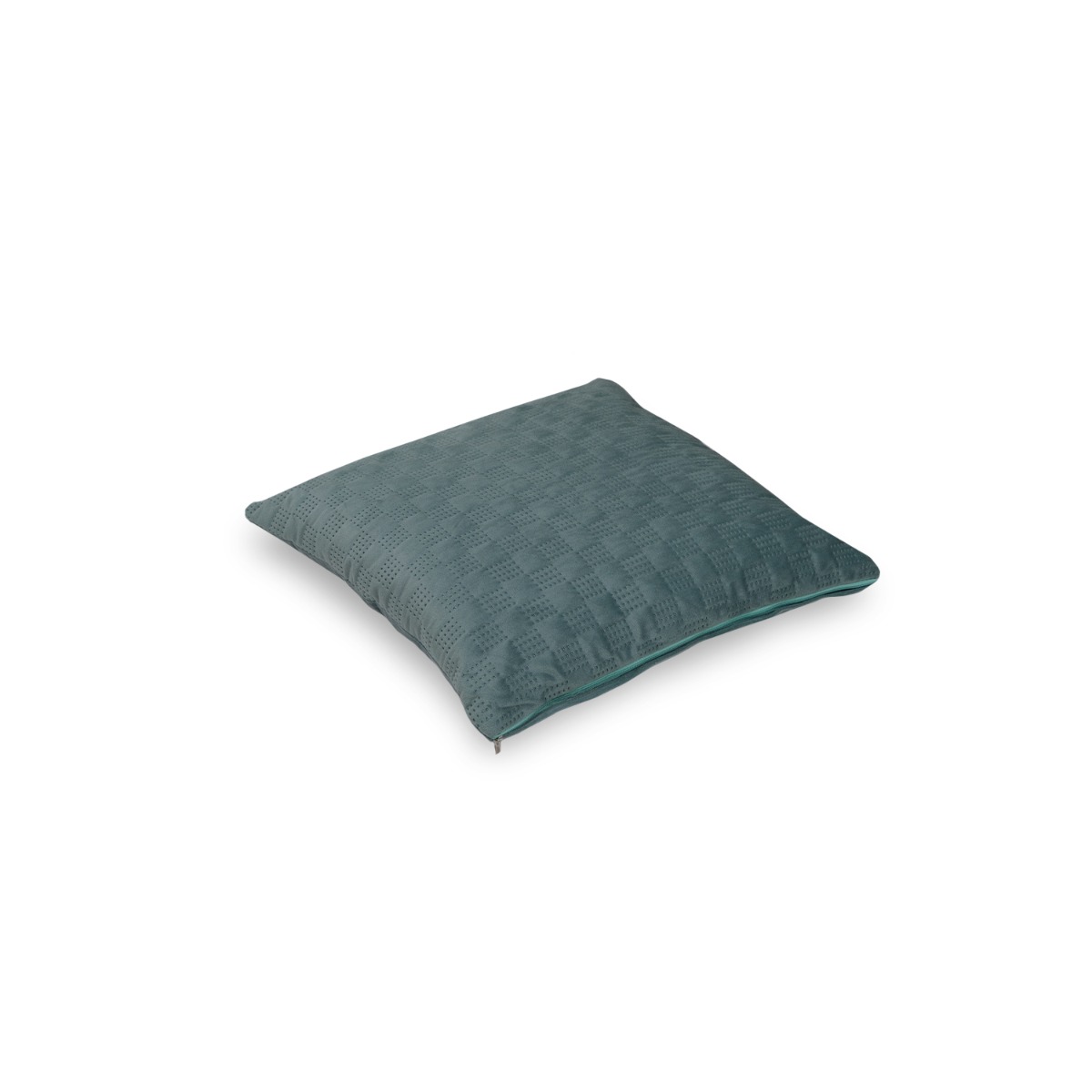 Merv Turquoise Velvet Cushion 45x45