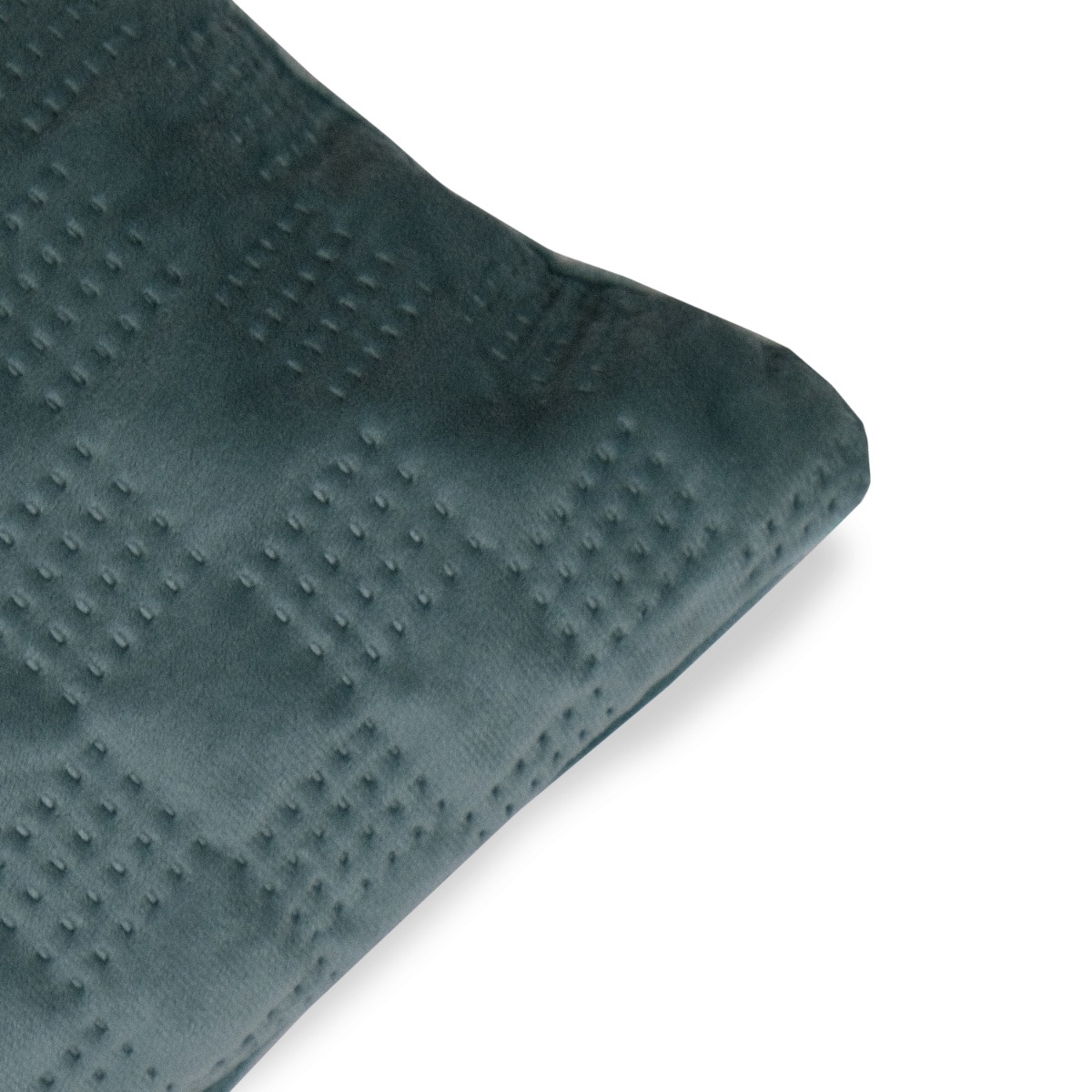 Merv Turquoise Velvet Cushion 45x45