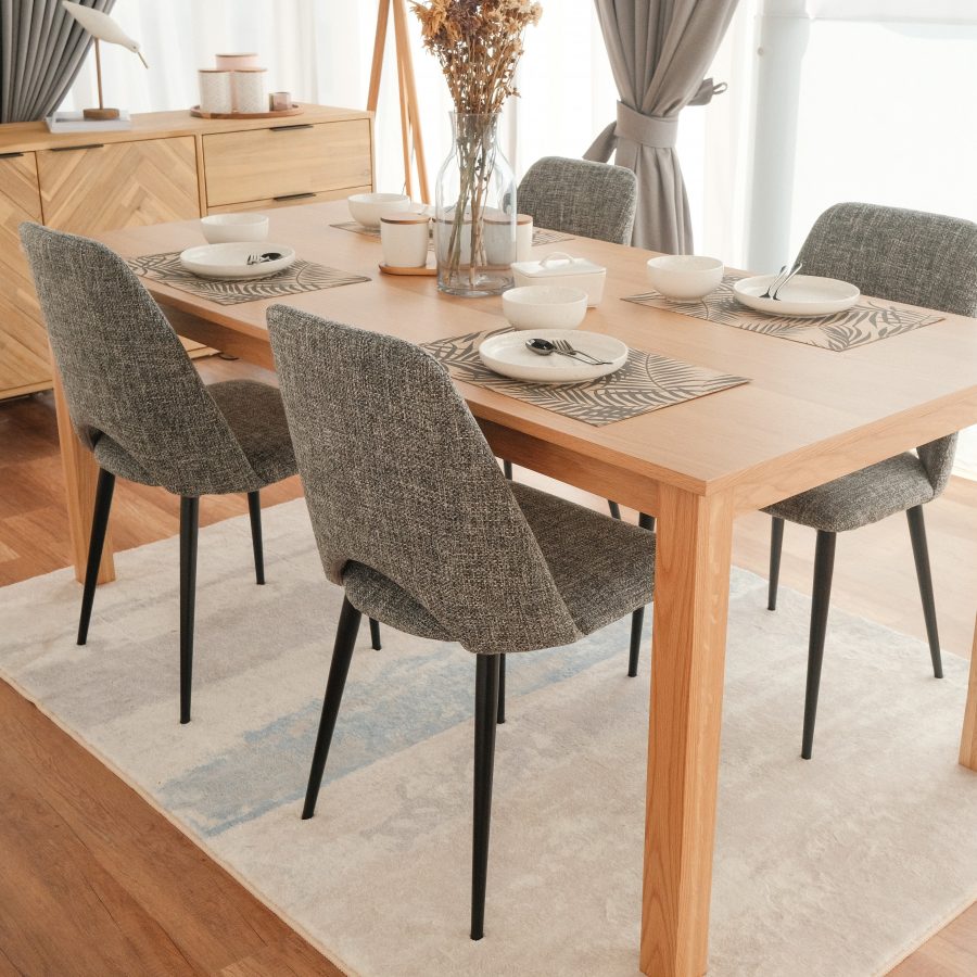 Mia Pebble Grey Dining Chair