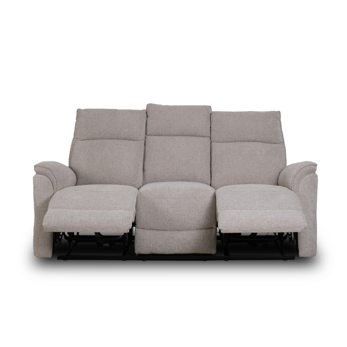 Millie Light Grey 3 Seater Power Reclining Sofa