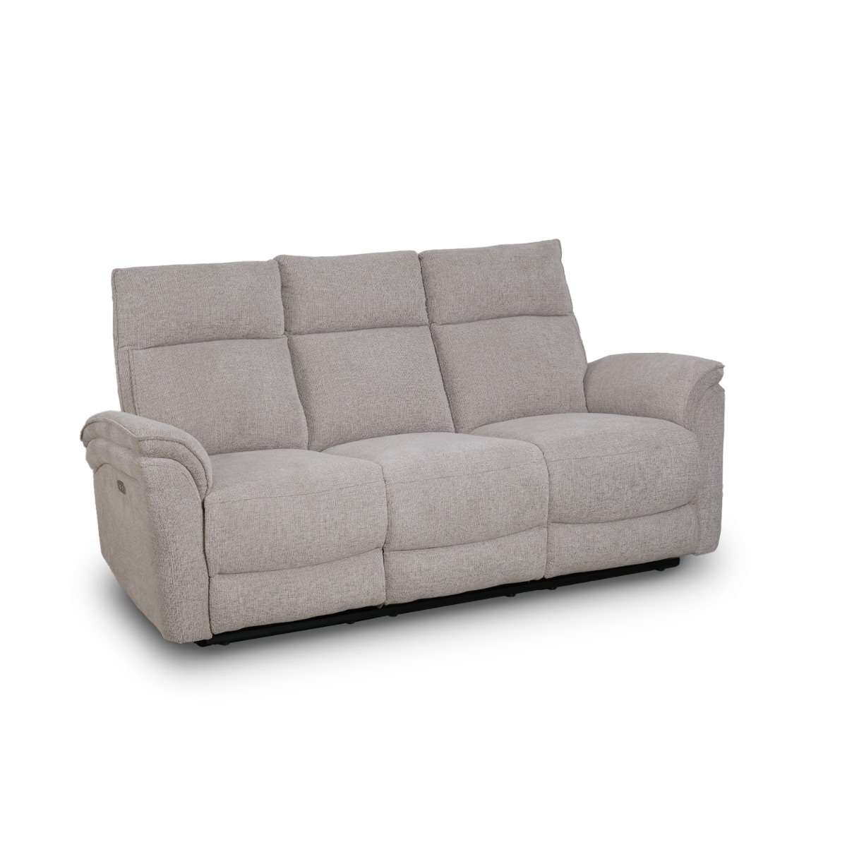 Millie Light Grey 3 Seater Power Reclining Sofa