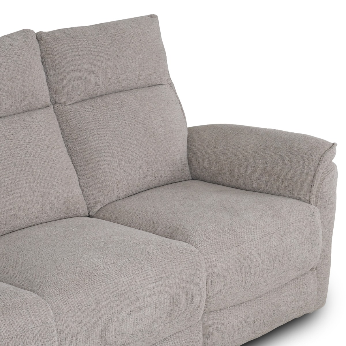 Millie Light Grey 3 Seater Power Reclining Sofa