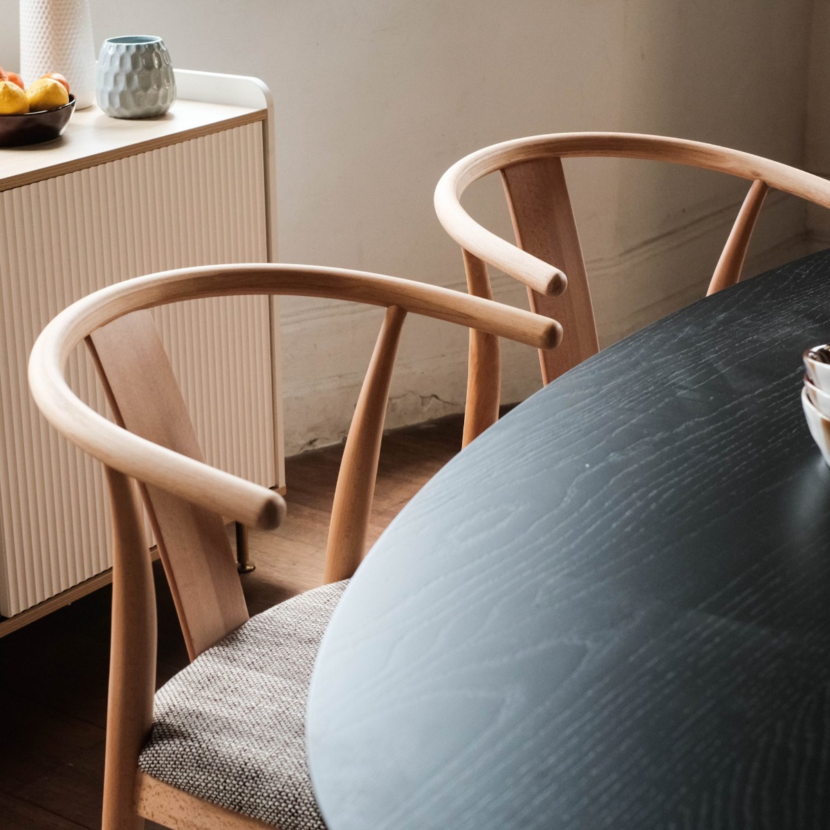 Ming Vintage Natural Dining Chair