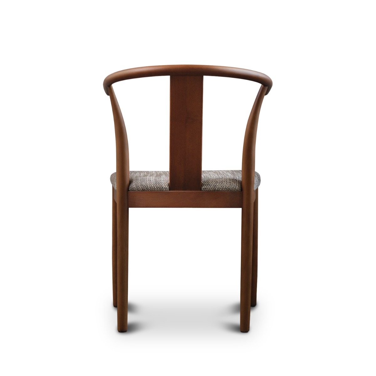 Ming Vintage Brown Dining Chair