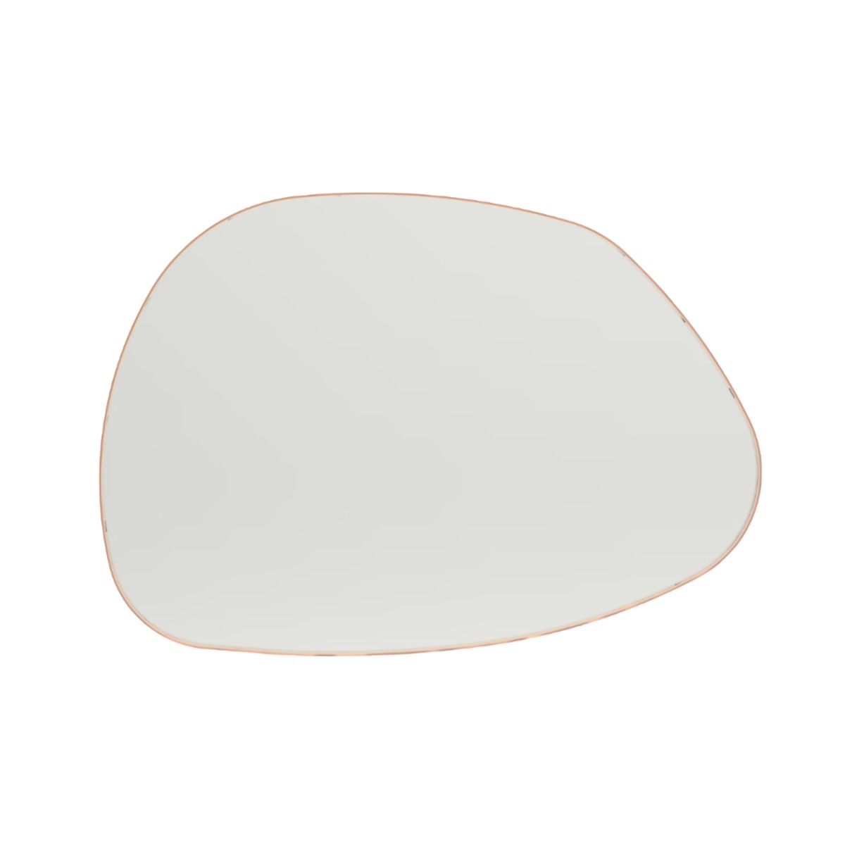 Erised Copper Organic Shape Mirror