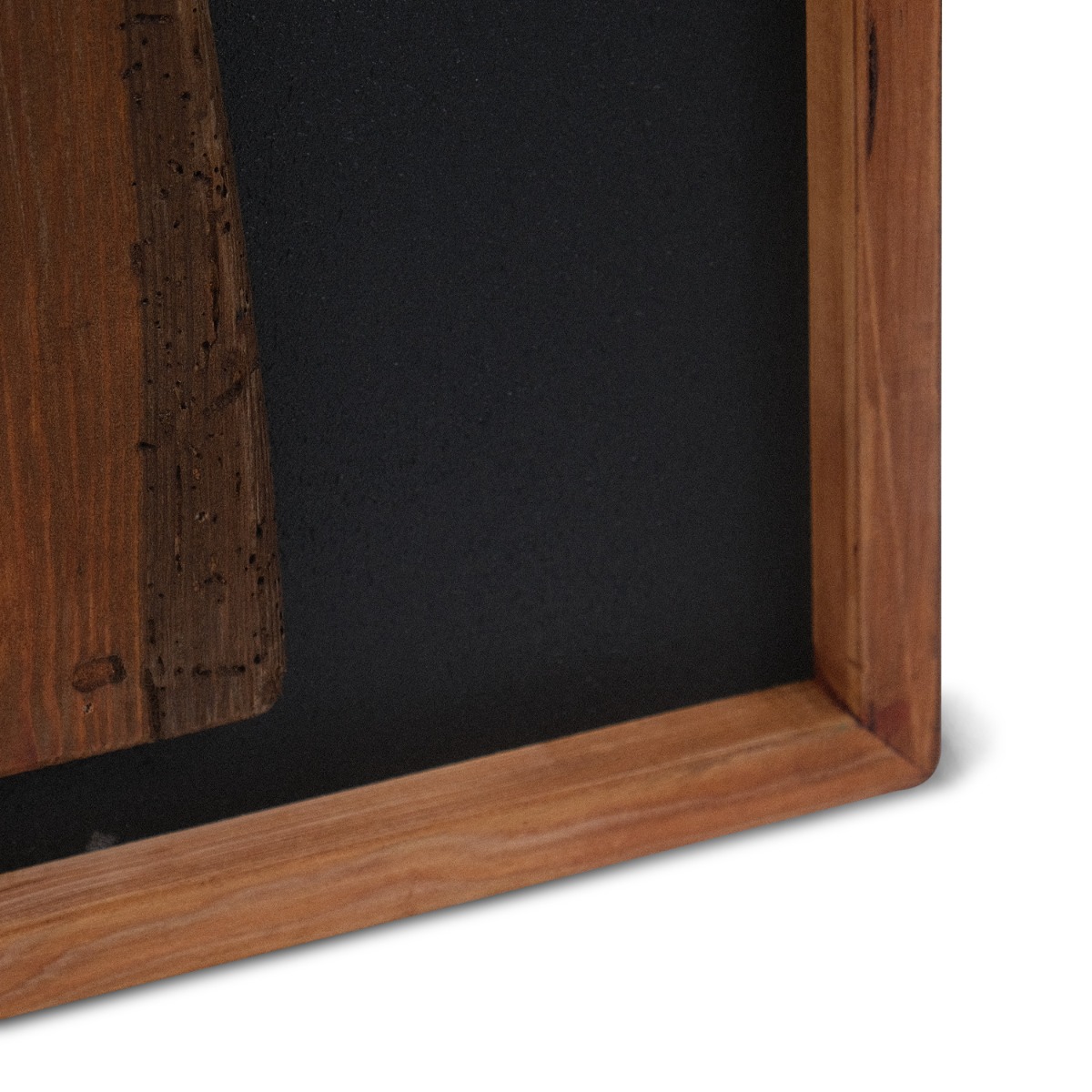 Modern Rustic Wall Art 62x82cm - Black