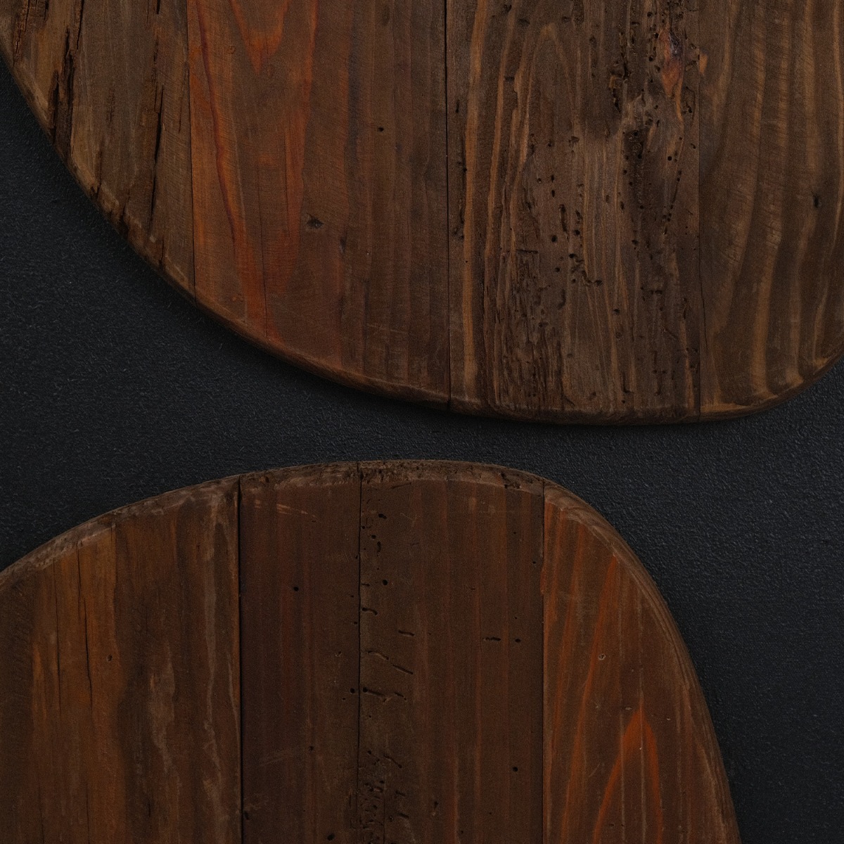 Modern Rustic Wall Art 62x82cm - Black