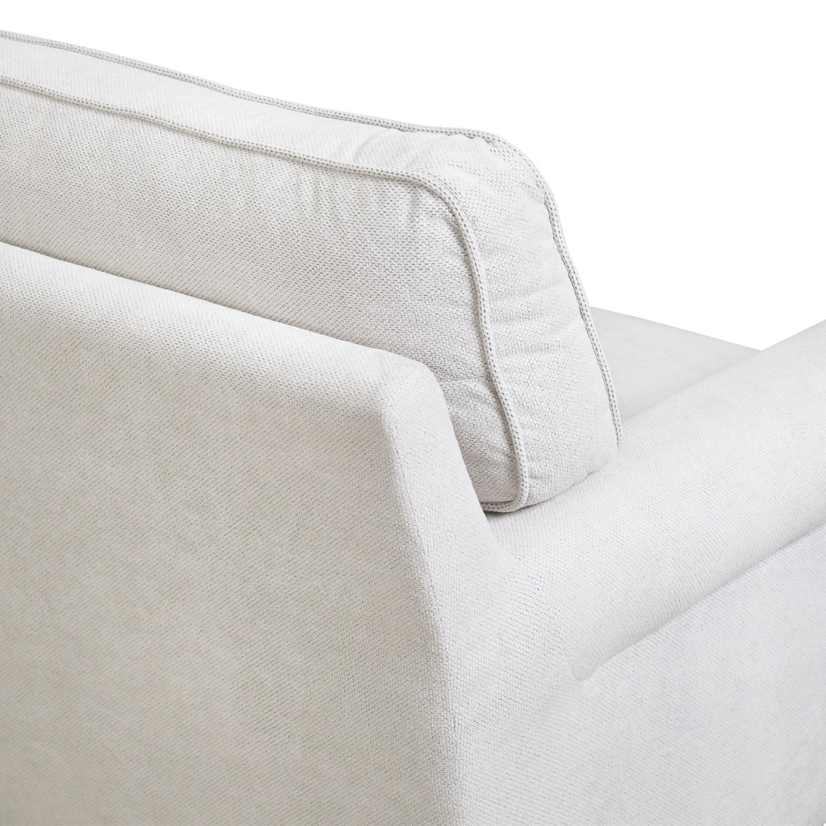 Naomi Chiffon Beige 3 Seater Sofa