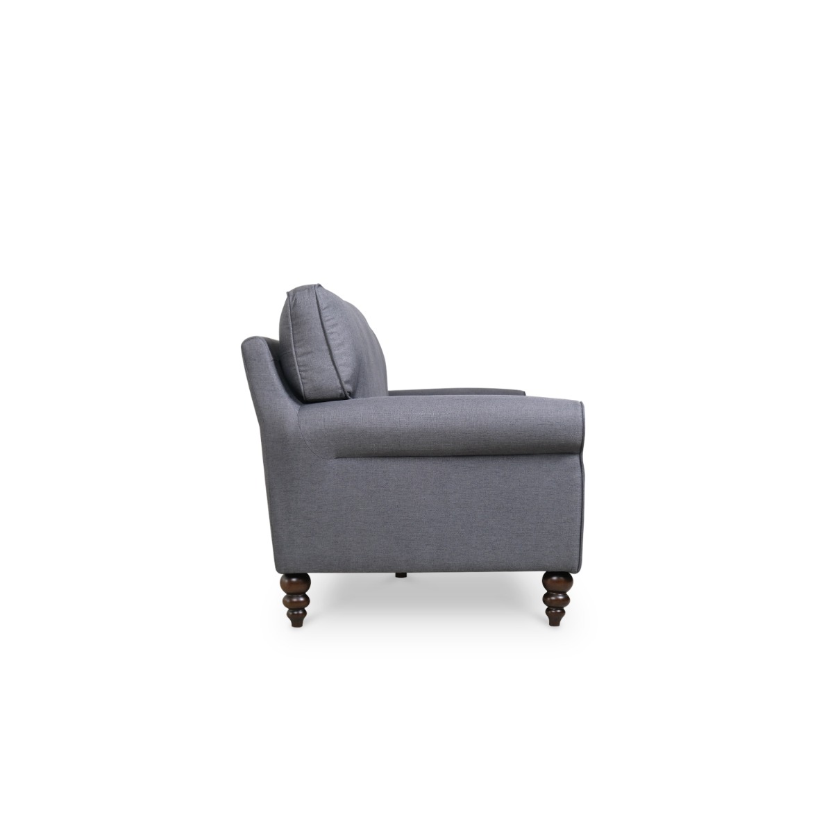 Naomi Pebble Grey 3 Seater Sofa