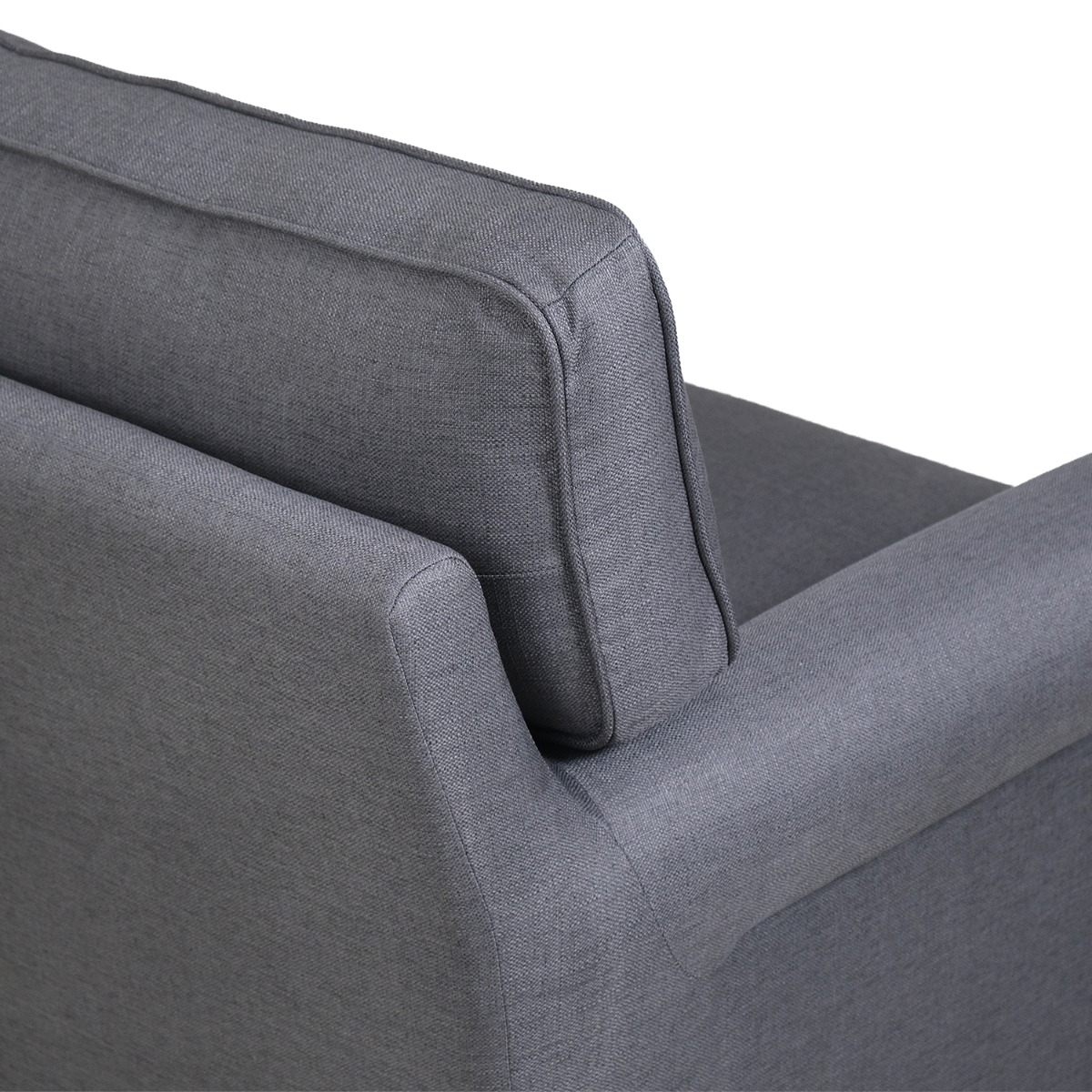 Naomi Pebble Grey 3 Seater Sofa