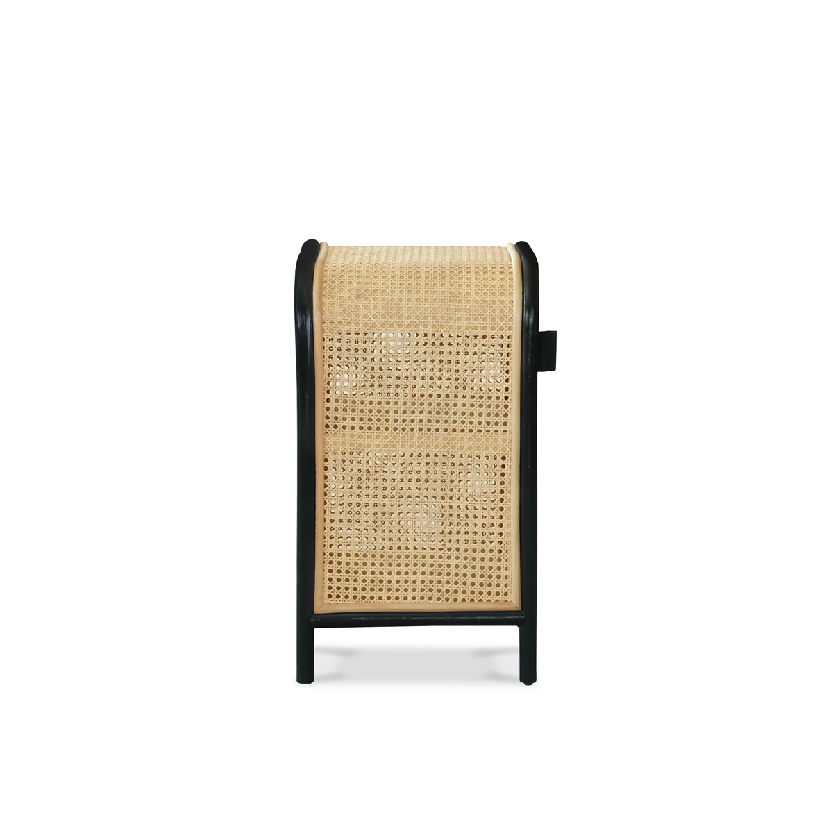 Sasha Petite Rattan Cabinet Ebony