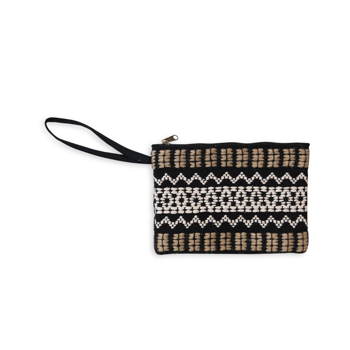 Nico Cotton Jute Clutch
