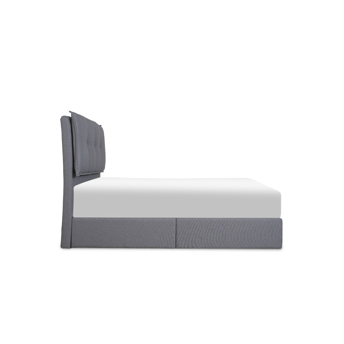 Nora Pebble Grey King Headboard