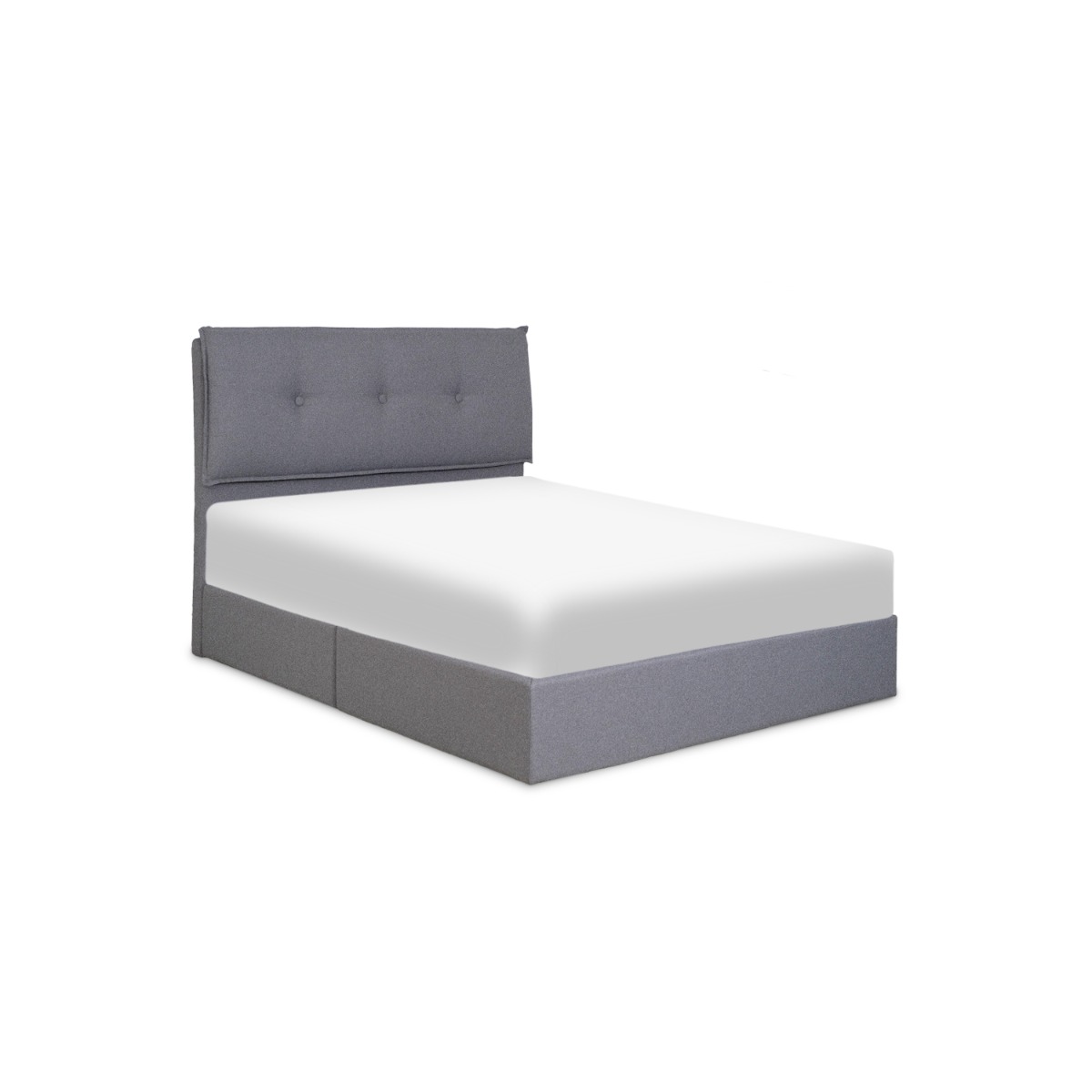 Nora Pebble Grey King Headboard