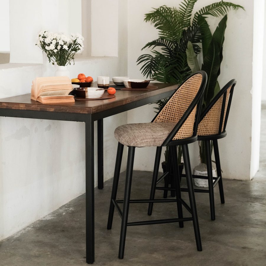 Peninsular Ebony Bar Stool