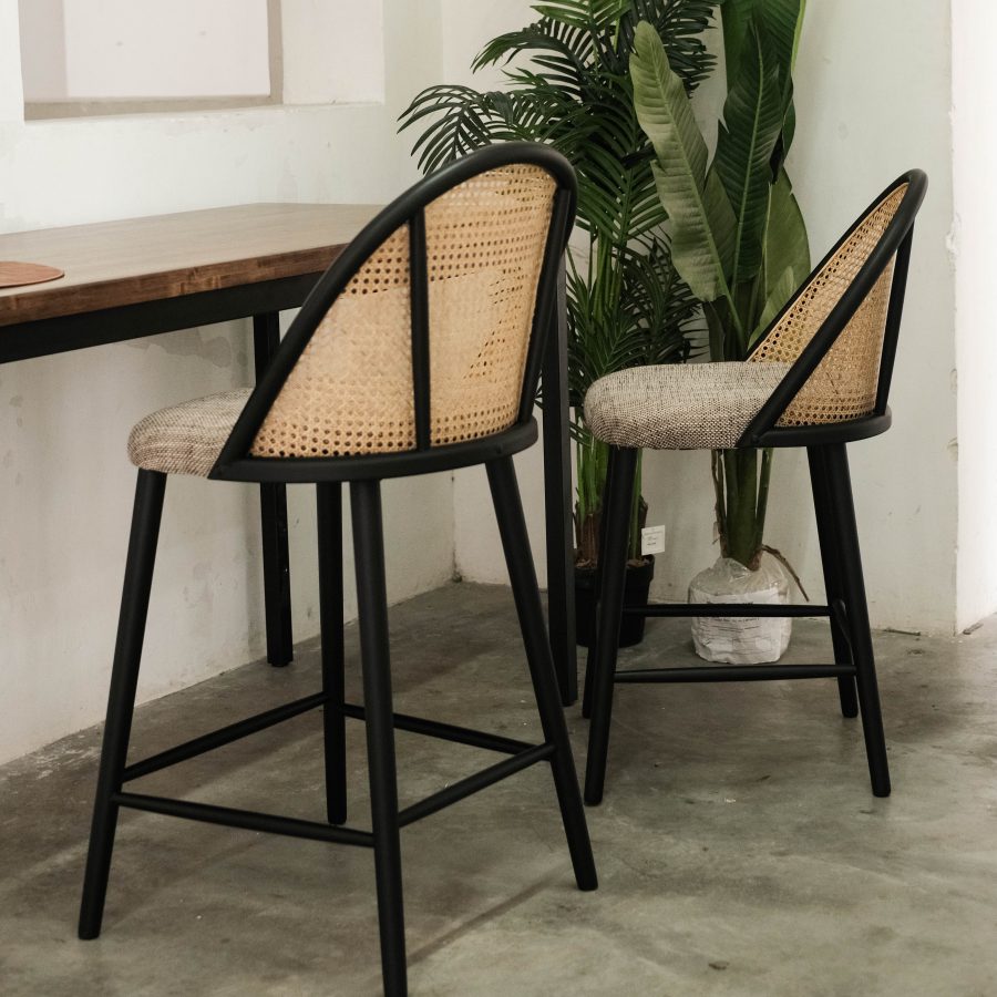 Peninsular Ebony Bar Stool