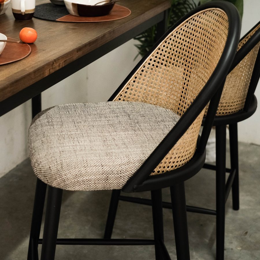Peninsular Ebony Bar Stool